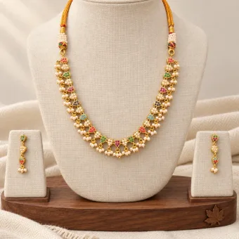 Jadau necklace set